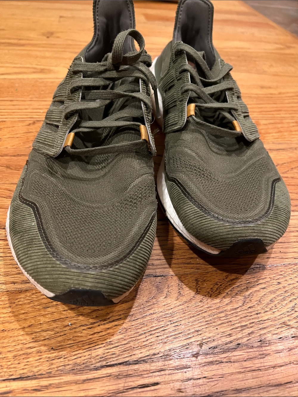 Adidas Ultraboost Men's Olive Green Knit Athletic size 12 M - Picture 11 of 11